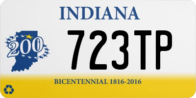 IN license plate 723TP