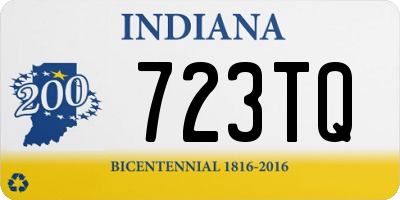 IN license plate 723TQ