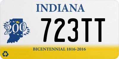 IN license plate 723TT