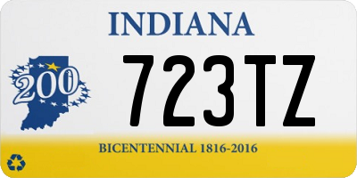 IN license plate 723TZ