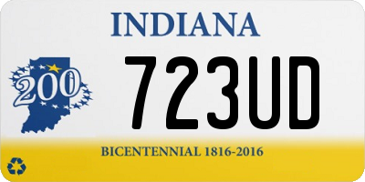 IN license plate 723UD