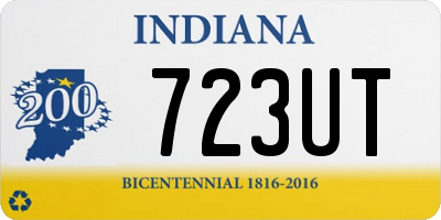 IN license plate 723UT