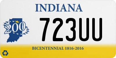 IN license plate 723UU