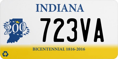 IN license plate 723VA