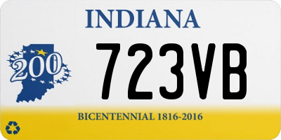 IN license plate 723VB