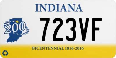 IN license plate 723VF