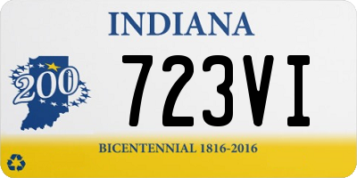 IN license plate 723VI