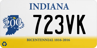 IN license plate 723VK