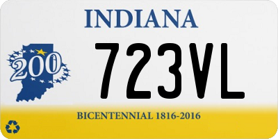 IN license plate 723VL