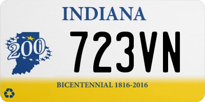 IN license plate 723VN