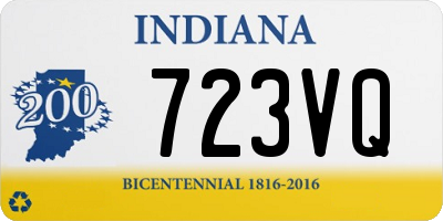 IN license plate 723VQ