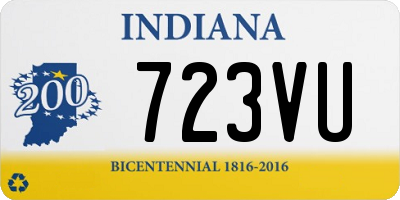 IN license plate 723VU