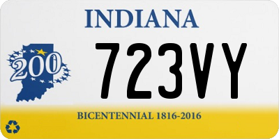 IN license plate 723VY