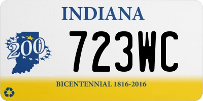 IN license plate 723WC