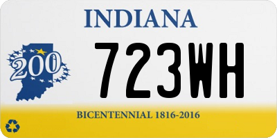 IN license plate 723WH