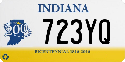 IN license plate 723YQ