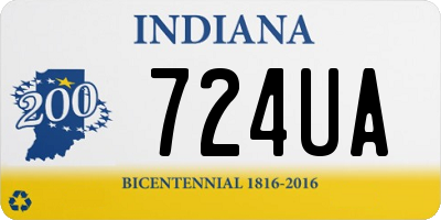 IN license plate 724UA