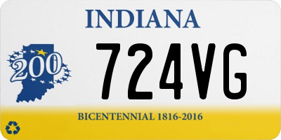 IN license plate 724VG