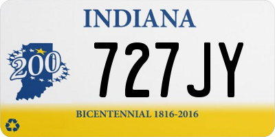 IN license plate 727JY