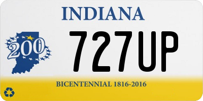 IN license plate 727UP