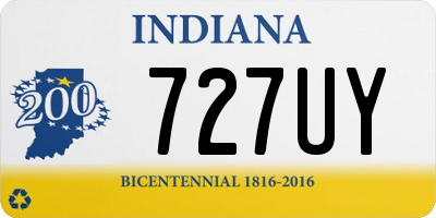 IN license plate 727UY