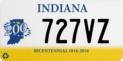 IN license plate 727VZ