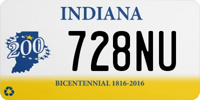 IN license plate 728NU