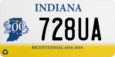 IN license plate 728UA