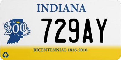 IN license plate 729AY