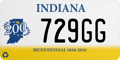 IN license plate 729GG