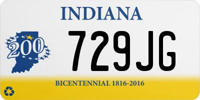 IN license plate 729JG