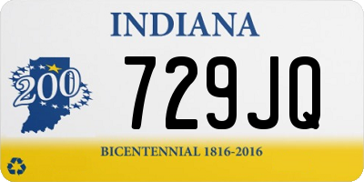 IN license plate 729JQ