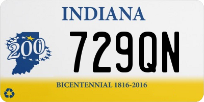 IN license plate 729QN