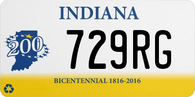 IN license plate 729RG