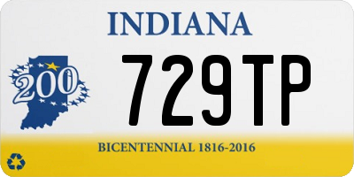 IN license plate 729TP