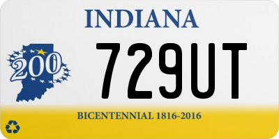 IN license plate 729UT