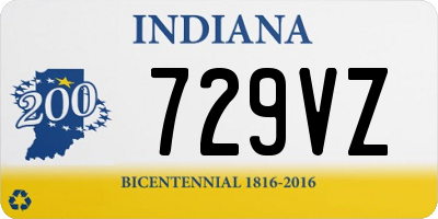 IN license plate 729VZ