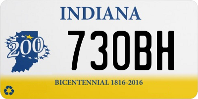 IN license plate 730BH