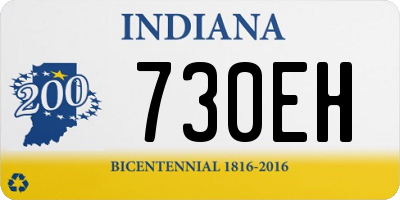 IN license plate 730EH