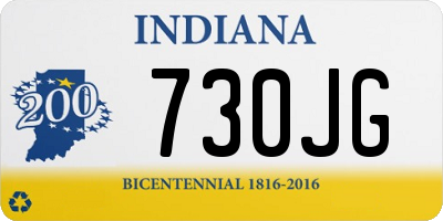 IN license plate 730JG