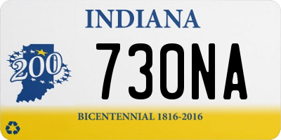 IN license plate 730NA