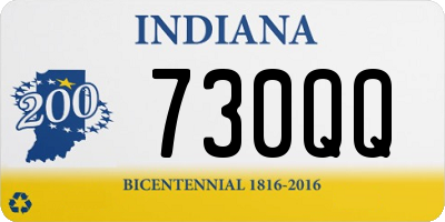 IN license plate 730QQ