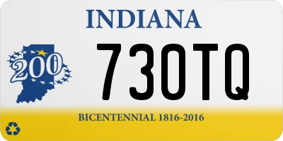 IN license plate 730TQ