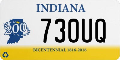 IN license plate 730UQ