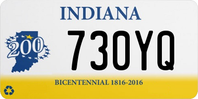 IN license plate 730YQ