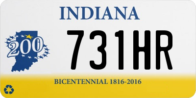 IN license plate 731HR