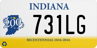 IN license plate 731LG