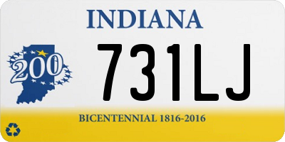 IN license plate 731LJ