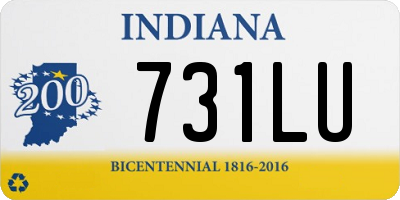 IN license plate 731LU