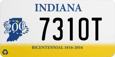 IN license plate 731OT